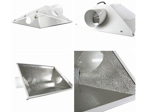 3XL 400W 공기는 반사기를 냉각시켰습니다, 600W HPS MH가 정원을 만드는 조명 반사기 후드를 성장시킵니다