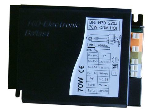 0.44A 130Hz 디지털 온실 안정기 세라믹 금속 할라이드 70W 나트륨 등